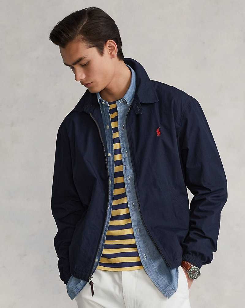Chamarras Ralph Lauren Bayport Poplin Hombre Azul Marino | DGZWVMH-93 - vista 1