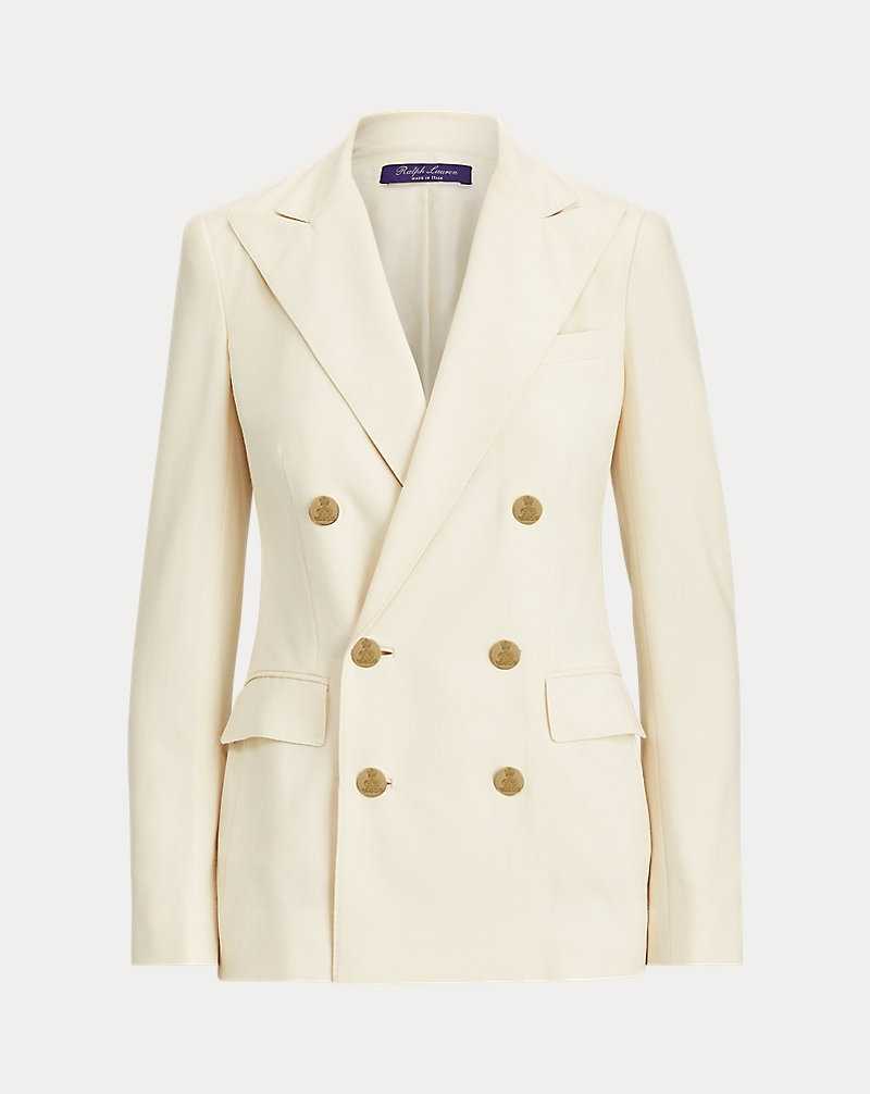 Chamarras Ralph Lauren Camden Cashmere Mujer Creme | GWQOXSM-04 - vista 2