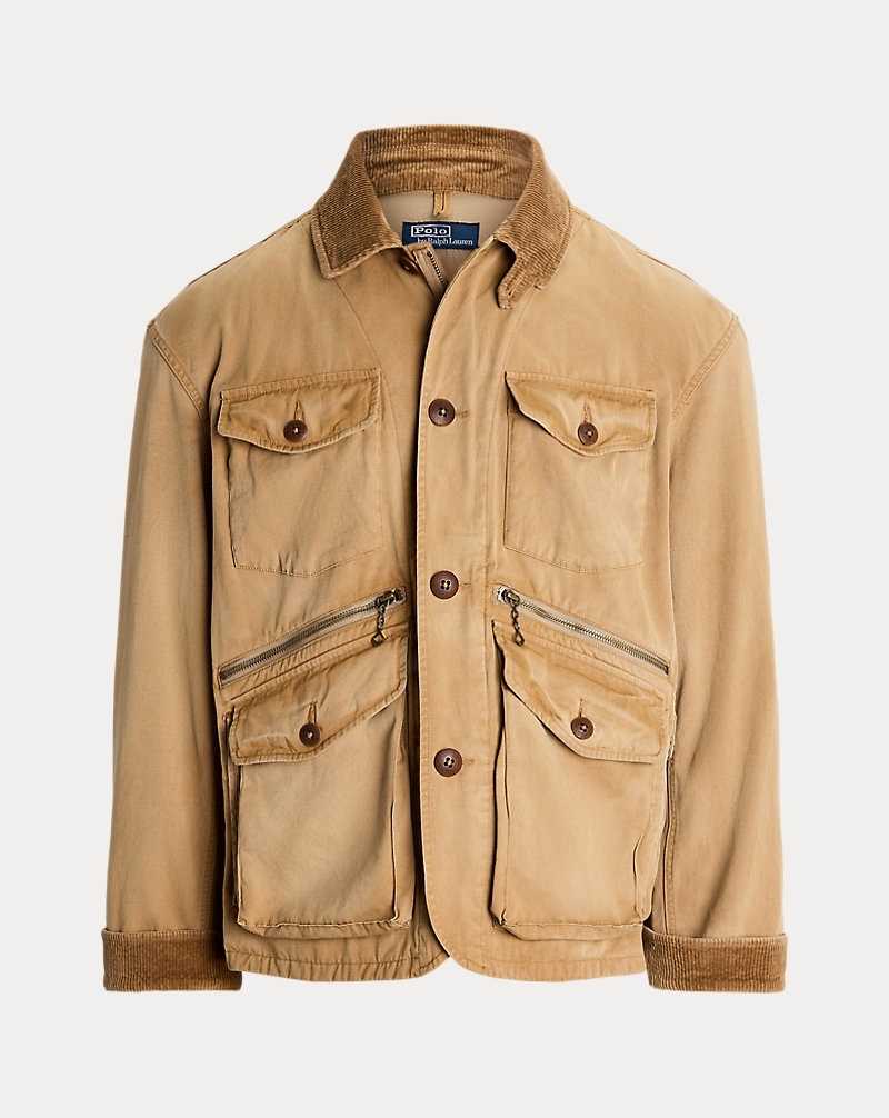 Chamarras Ralph Lauren Canvas Wading Hombre Berkshire Tan X | QWBCHZF-93 - vista 2