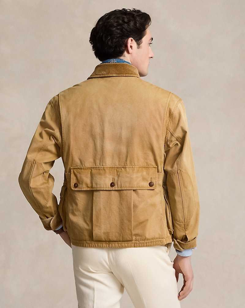 Chamarras Ralph Lauren Canvas Wading Hombre Berkshire Tan X | QWBCHZF-93 - vista 4