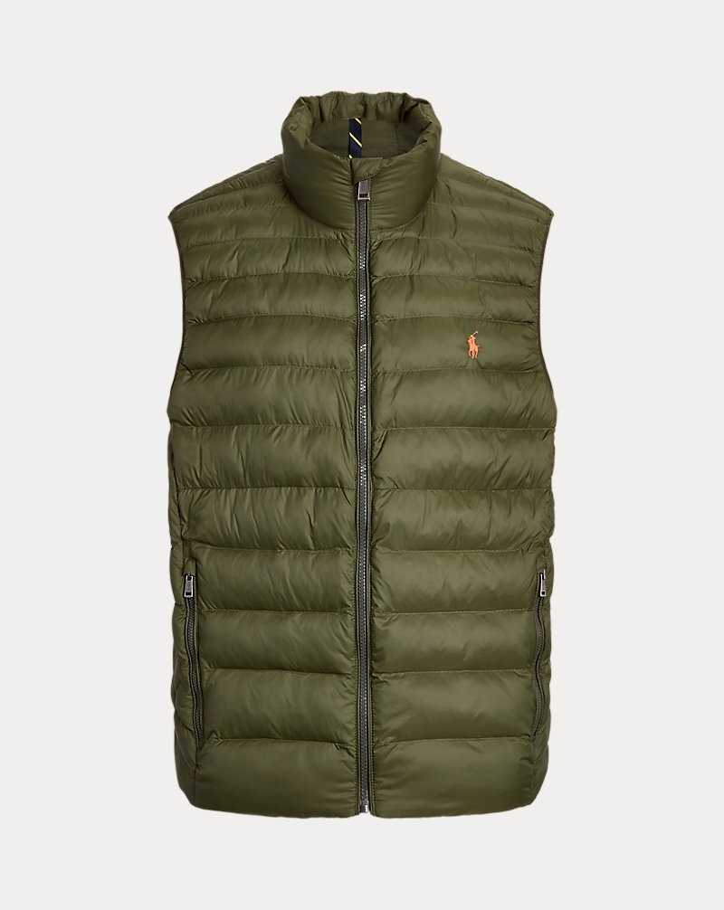 Chamarras Ralph Lauren Colden Packable Water-Repellent Gilet Hombre Azules | DKTCMXR-03 - vista 2