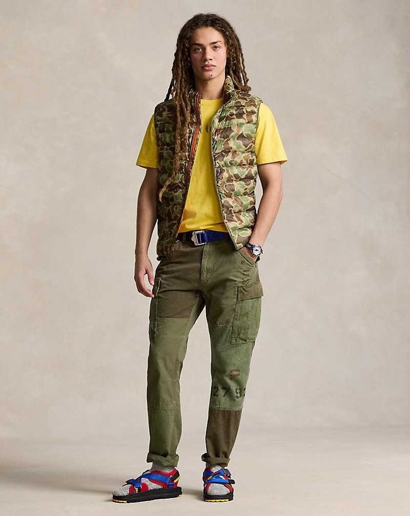 Chamarras Ralph Lauren Colden Packable Water-Repellent Gilet Hombre Camuflados | XPNOSUM-95 - vista 3