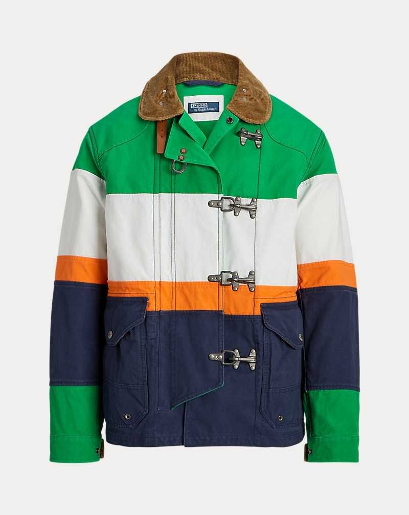 Chamarras Ralph Lauren Colour-Blocked Canvas Hombre Multi | MVSJQGO-93 - vista 2
