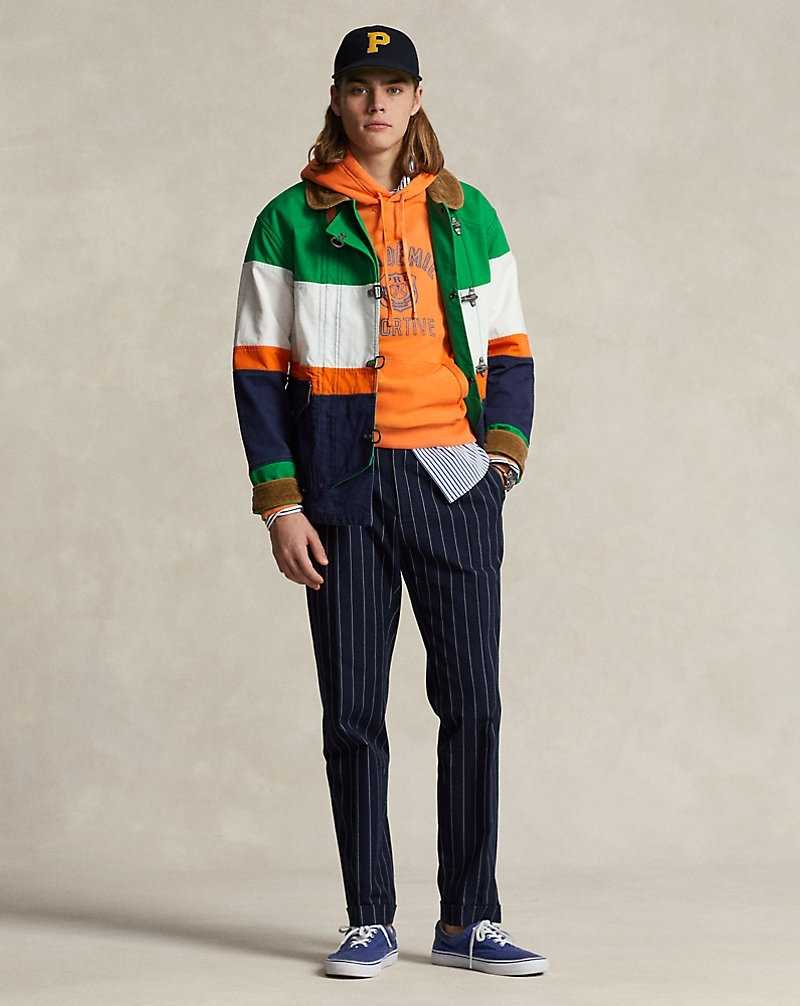 Chamarras Ralph Lauren Colour-Blocked Canvas Hombre Multi | MVSJQGO-93 - vista 3