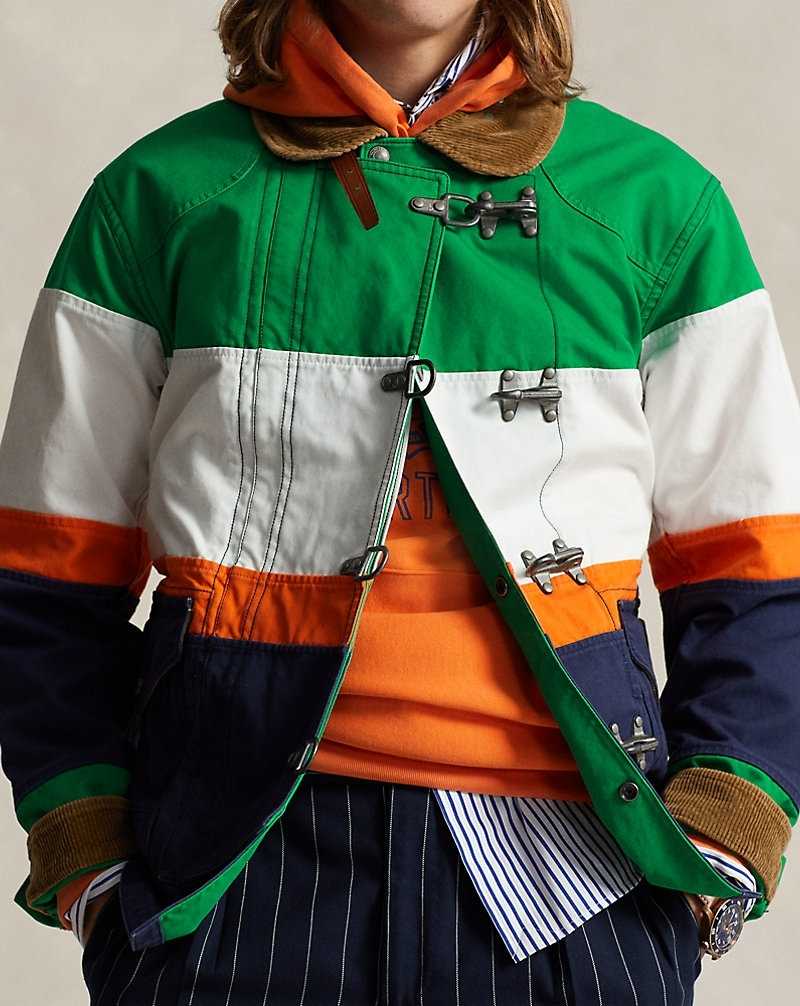 Chamarras Ralph Lauren Colour-Blocked Canvas Hombre Multi | MVSJQGO-93 - vista 5