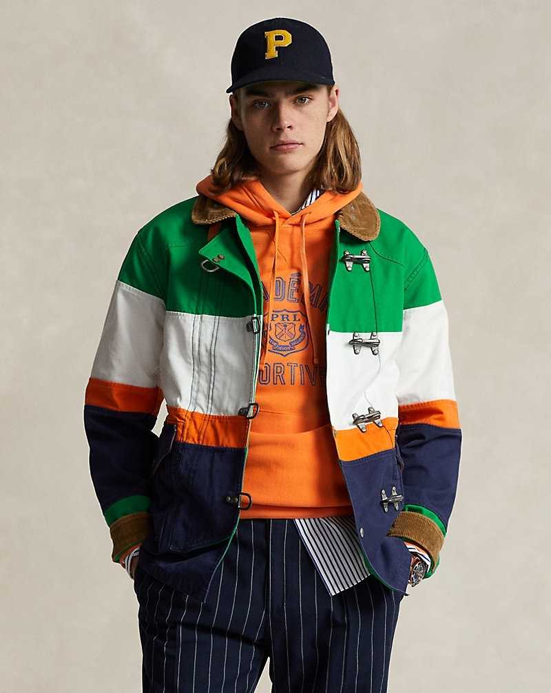 Chamarras Ralph Lauren Colour-Blocked Canvas Hombre Multi | MVSJQGO-93 - vista 1