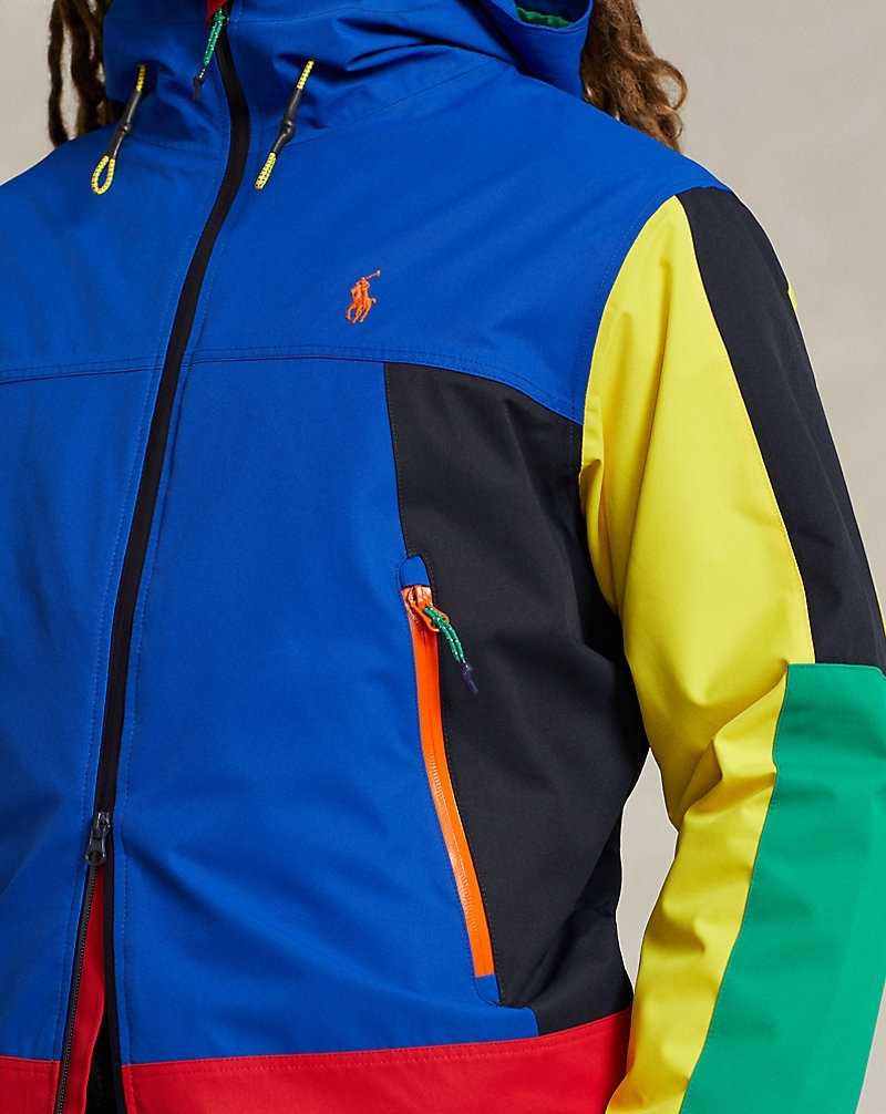 Chamarras Ralph Lauren Colour-Blocked Water-Resistant Hombre Sapphire Star Multi | IGHUDSY-98 - vista 5