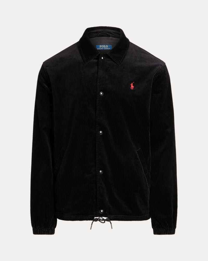 Chamarras Ralph Lauren Corduroy Coach's Hombre Negros | FTOLXCH-08 - vista 2