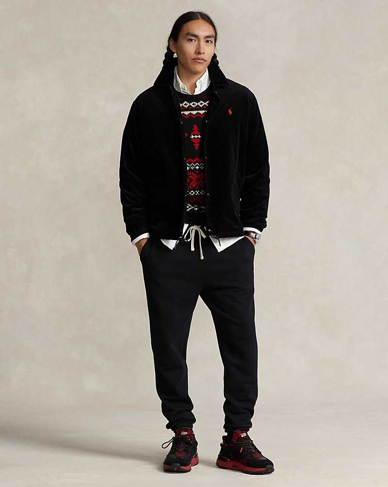 Chamarras Ralph Lauren Corduroy Coach's Hombre Negros | FTOLXCH-08 - vista 3