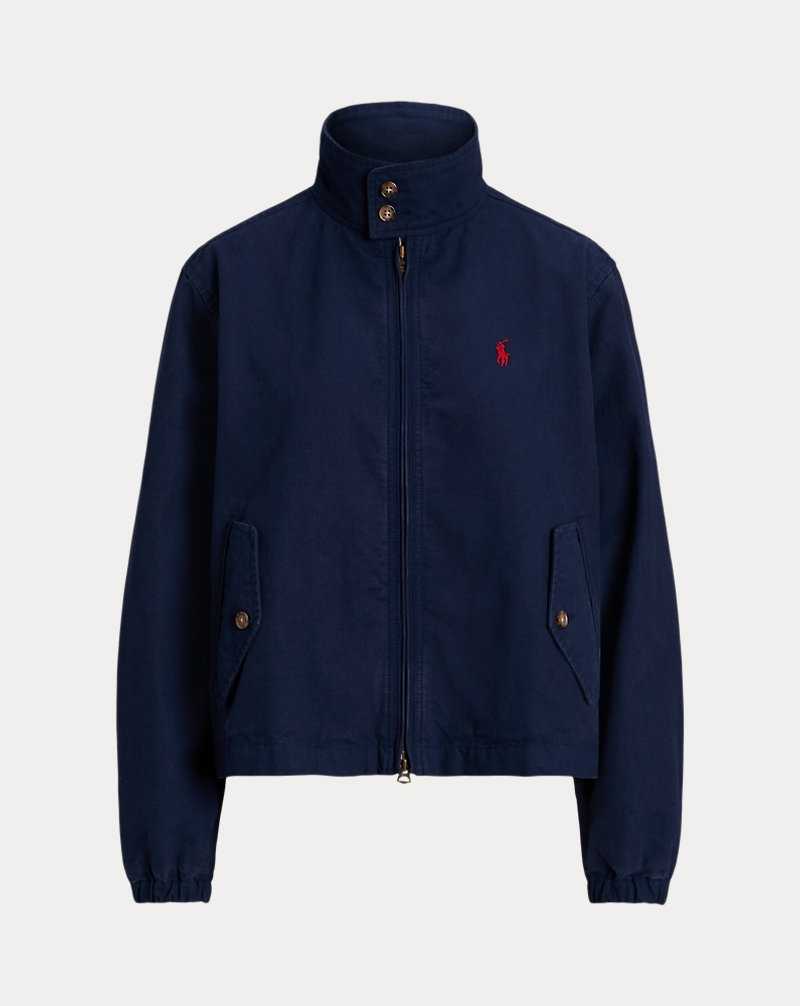 Chamarras Ralph Lauren Cotton Canvas Mujer Azul Marino | ZVMGIRN-67 - vista 2