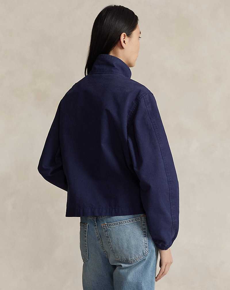 Chamarras Ralph Lauren Cotton Canvas Mujer Azul Marino | ZVMGIRN-67 - vista 4