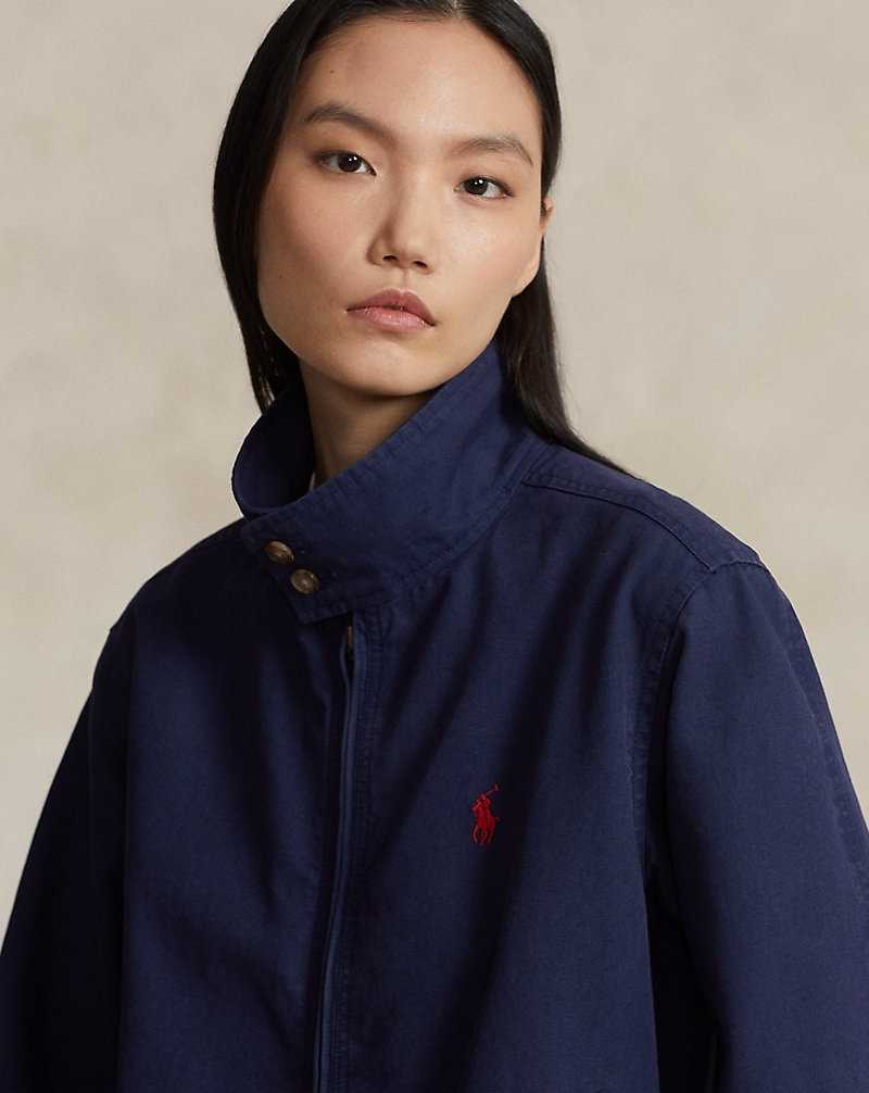 Chamarras Ralph Lauren Cotton Canvas Mujer Azul Marino | ZVMGIRN-67 - vista 5