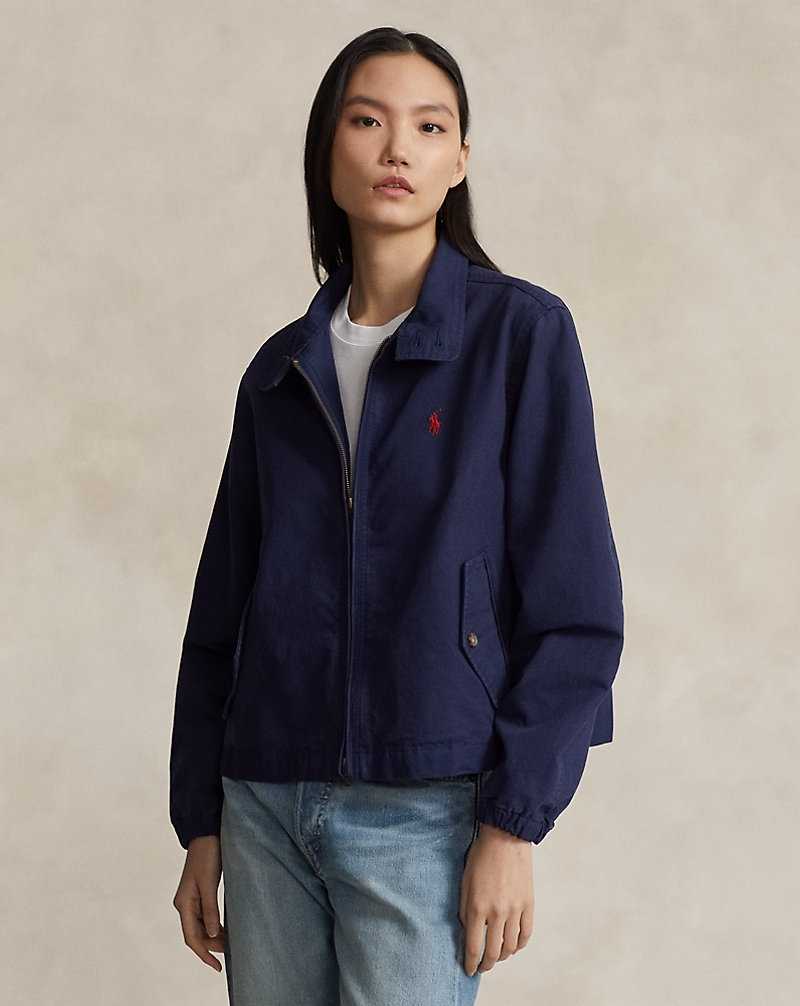Chamarras Ralph Lauren Cotton Canvas Mujer Azul Marino | ZVMGIRN-67 - vista 1