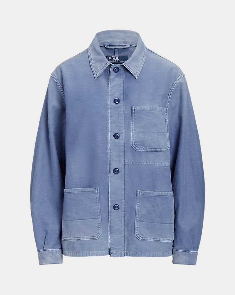 Chamarras Ralph Lauren Cotton Chore Mujer Azules | OLMUTSI-39 - vista 2