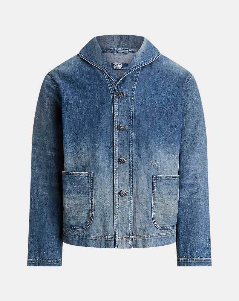 Chamarras Ralph Lauren Denim Shawl-Collar Hombre Frogholt | MTSZEFR-53 - vista 2