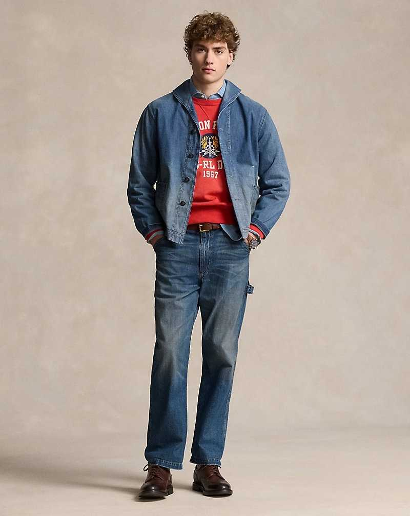 Chamarras Ralph Lauren Denim Shawl-Collar Hombre Frogholt | MTSZEFR-53 - vista 3