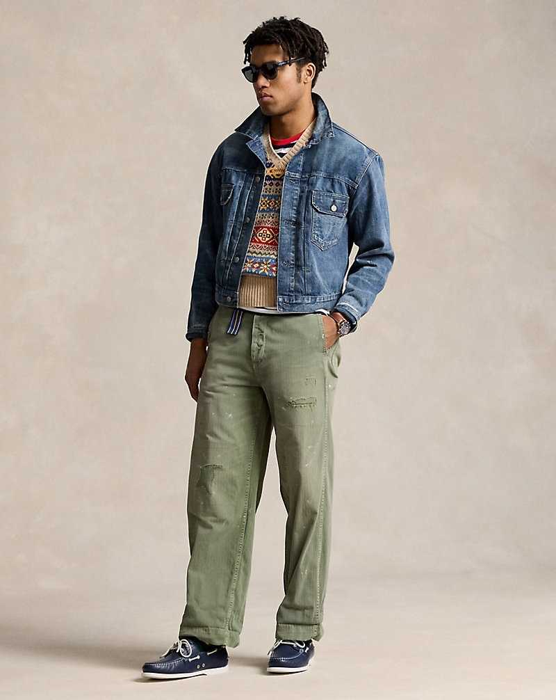 Chamarras Ralph Lauren Denim Trucker Hombre Fairlead | NTAXHCY-60 - vista 3