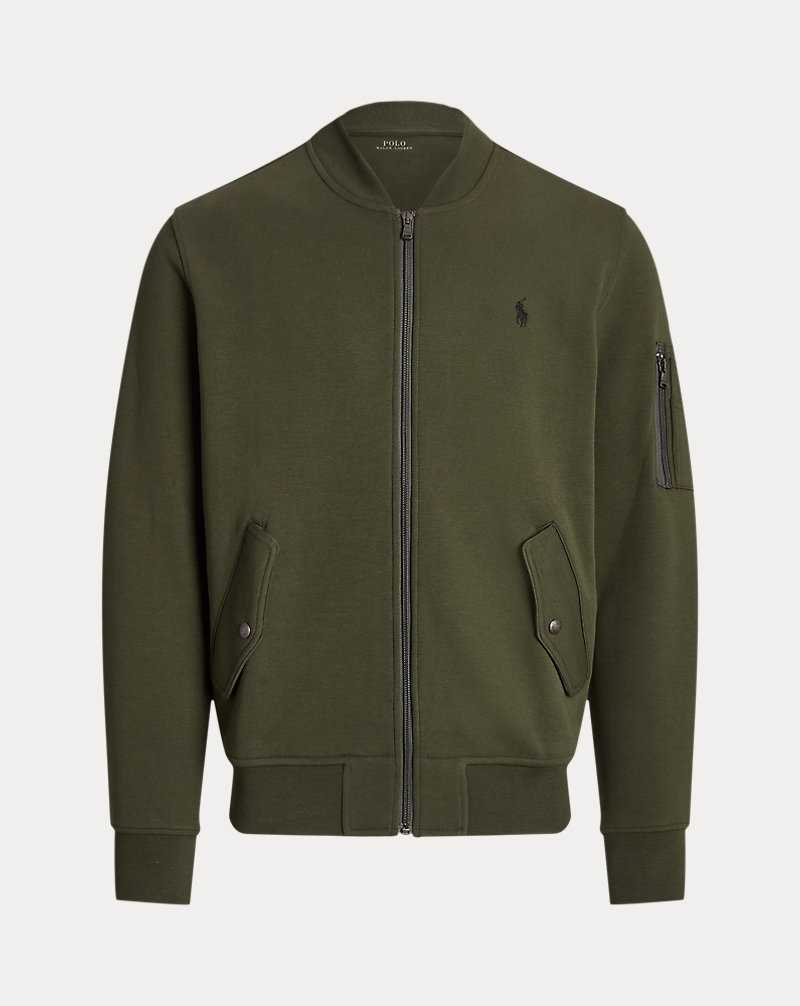 Chamarras Ralph Lauren Double-Knit Bomber Hombre Verde Oliva | ZLTHXCR-69 - vista 2