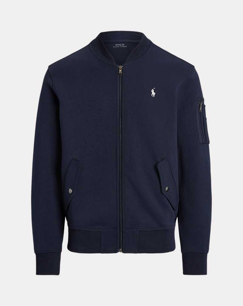 Chamarras Ralph Lauren Double-Knit Bomber Hombre Azul Marino | ITVCKEX-95 - vista 2