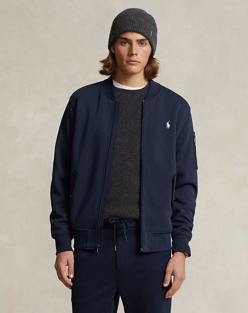 Chamarras Ralph Lauren Double-Knit Bomber Hombre Azul Marino | ITVCKEX-95 - vista 1