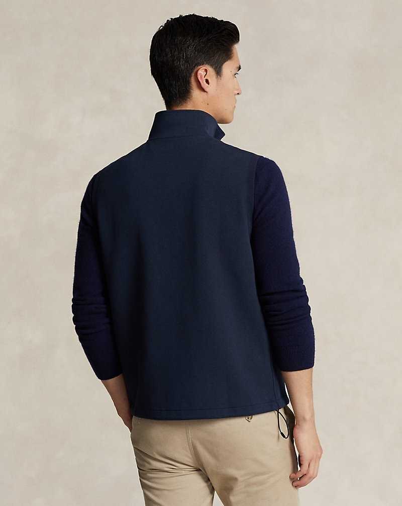 Chamarras Ralph Lauren Double-Knit Gilet Hombre Azul Marino | WSEPHAB-57 - vista 4