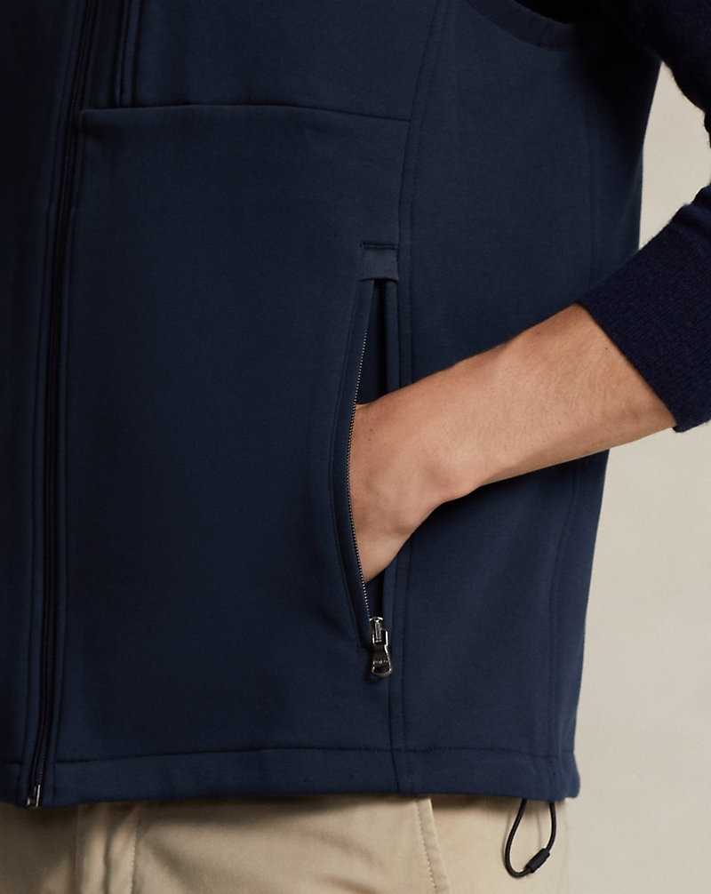 Chamarras Ralph Lauren Double-Knit Gilet Hombre Azul Marino | WSEPHAB-57 - vista 5