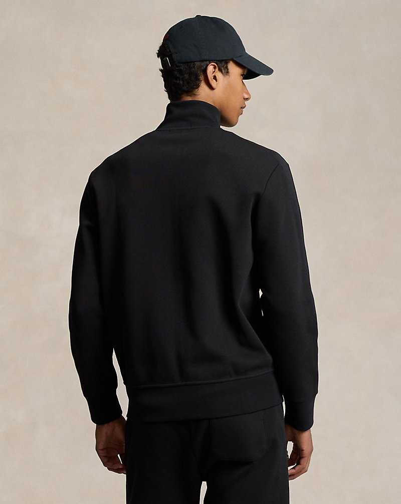 Chamarras Ralph Lauren Double-Knit Track Hombre Negros | MURTBEV-94 - vista 4