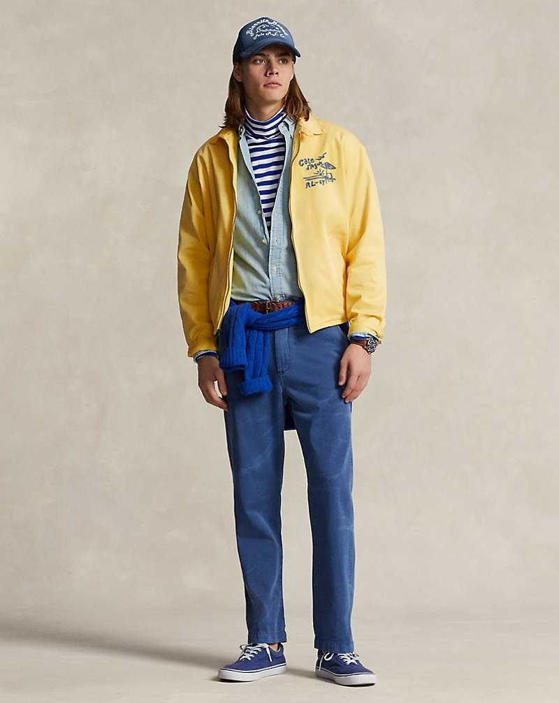 Chamarras Ralph Lauren Embroidered Chino Hombre Azules | DQYHUVB-51 - vista 3