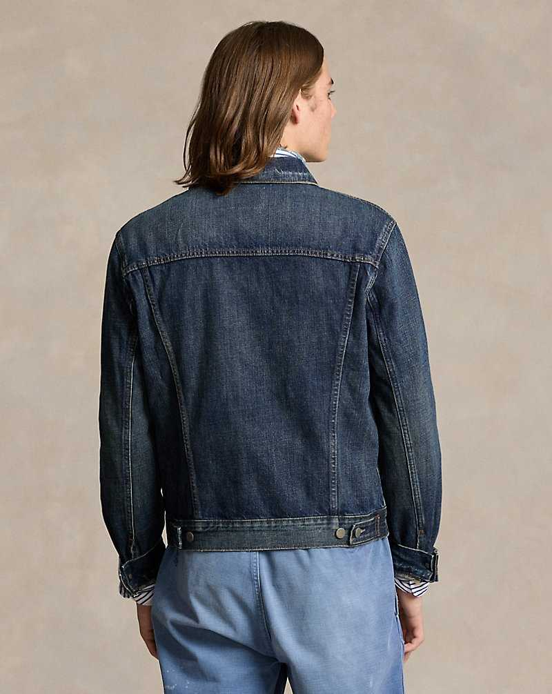 Chamarras Ralph Lauren Faded Denim Trucker Hombre Trenton | SOFWIPA-84 - vista 4