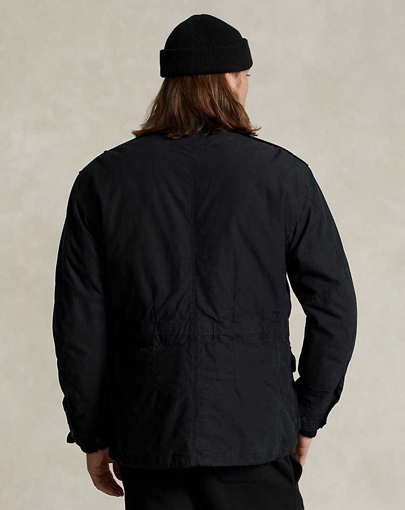 Chamarras Ralph Lauren Field Reversible Camo Liner Hombre Negros | BEAJIYK-80 - vista 4