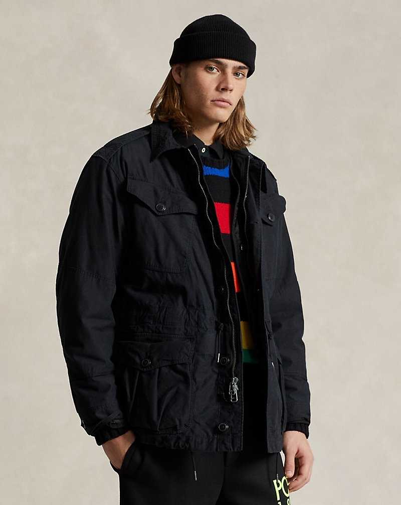 Chamarras Ralph Lauren Field Reversible Camo Liner Hombre Negros | BEAJIYK-80 - vista 1