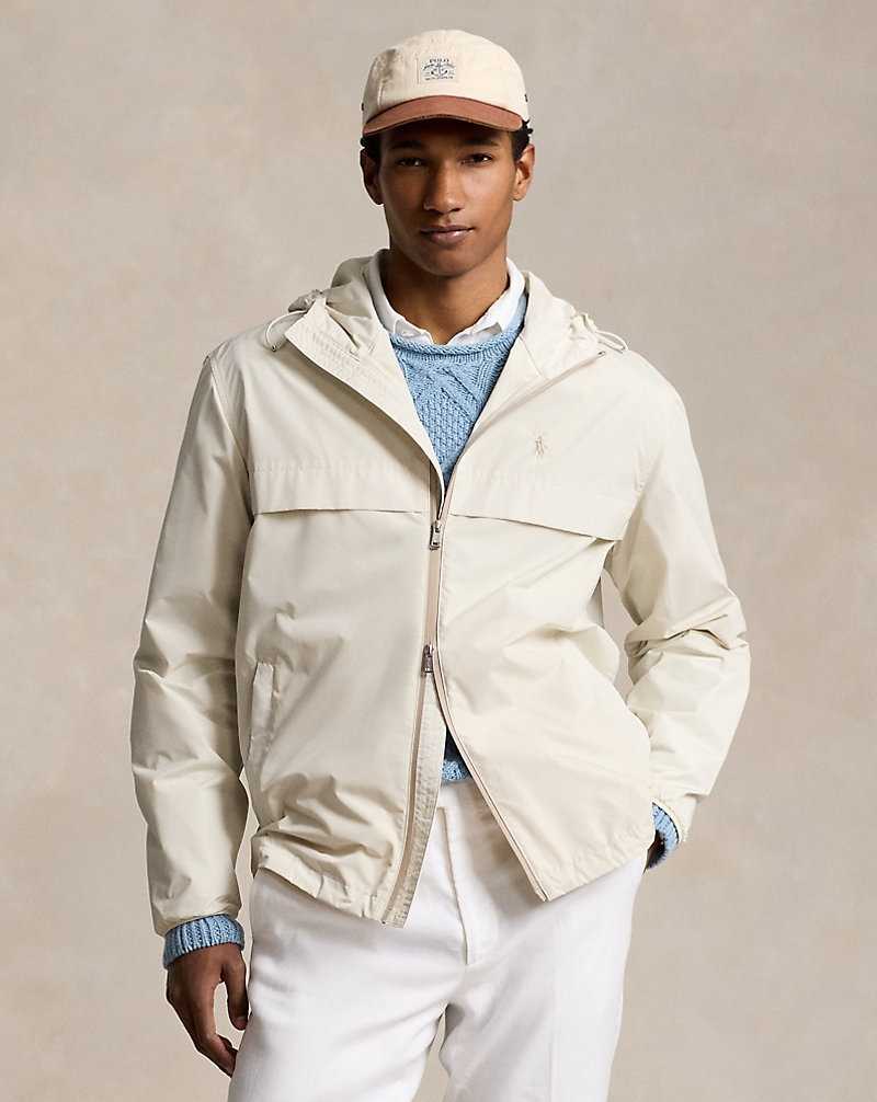 Chamarras Ralph Lauren Full-Zip Hooded Hombre New Stone | OZVWSBM-09 - vista 1