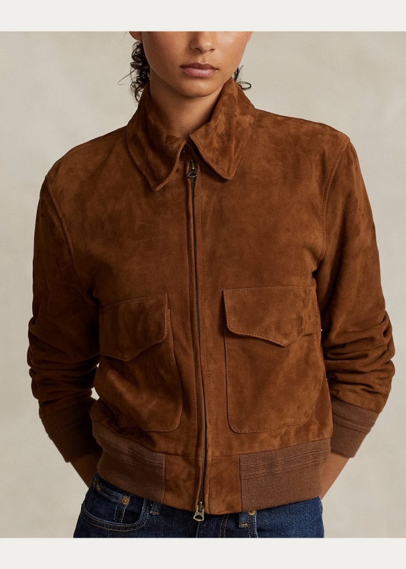 Chamarras Goat-Gamuza Bomber Mujer Azul Marino | UDWI80697 - vista 2