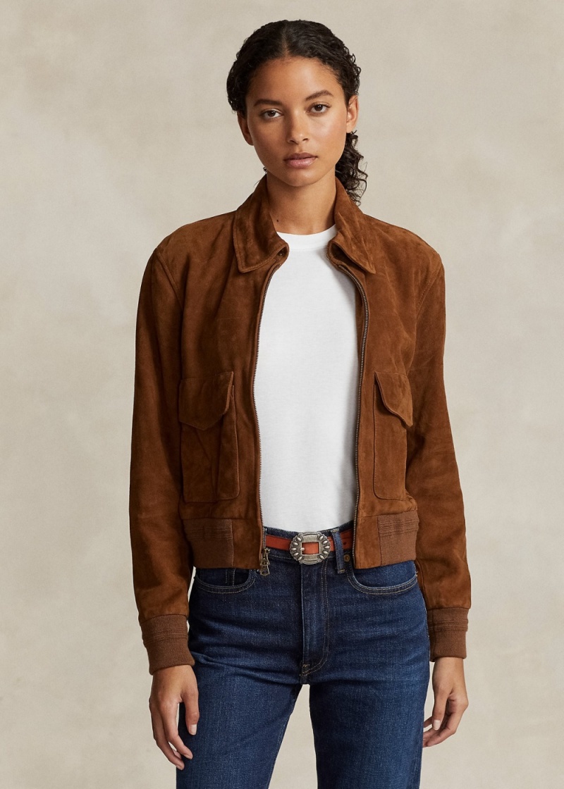 Chamarras Goat-Gamuza Bomber Mujer Azul Marino | UDWI80697 - vista 1