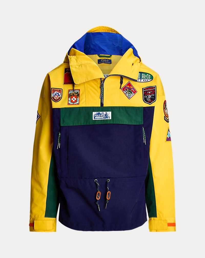 Chamarras Ralph Lauren Graphic Hooded Hombre Yellow/Green/Navy | IGKPAHN-98 - vista 2