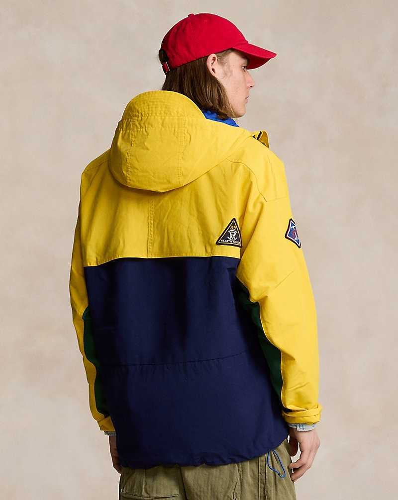 Chamarras Ralph Lauren Graphic Hooded Hombre Yellow/Green/Navy | IGKPAHN-98 - vista 4