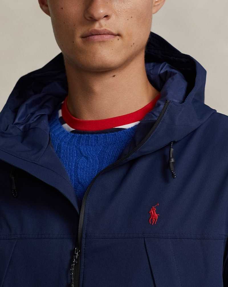 Chamarras Ralph Lauren Hooded Hombre Azul Marino | ZSEFVNK-16 - vista 5