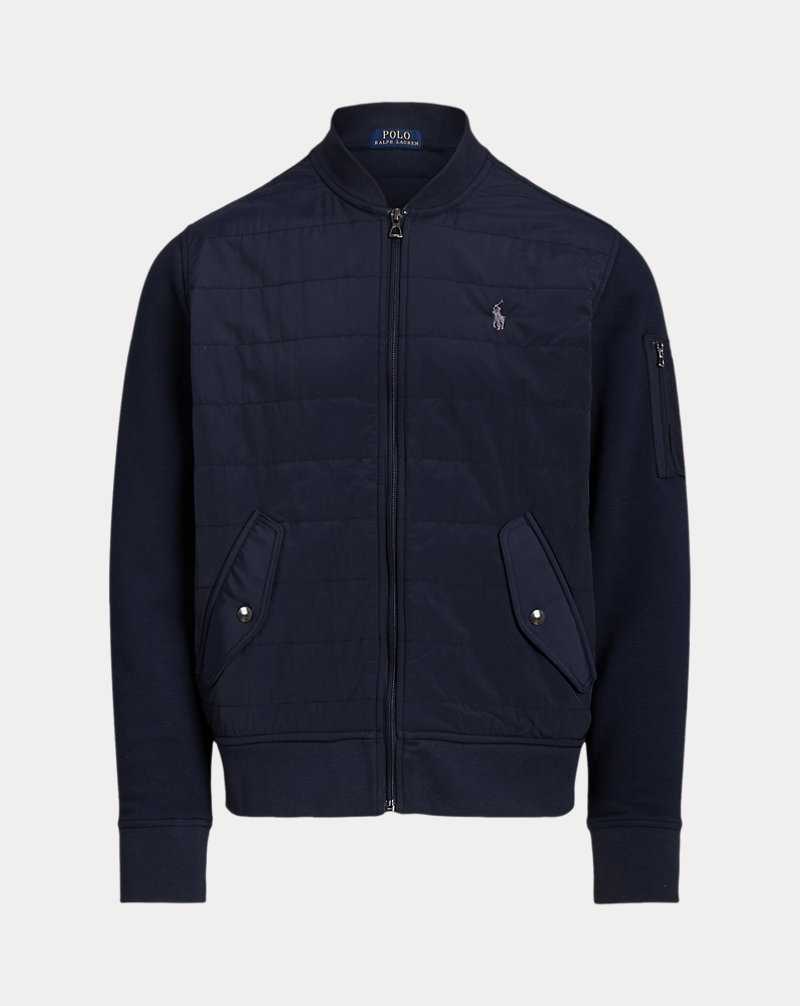 Chamarras Ralph Lauren Hybrid Bomber Hombre Azul Marino | LZNFHUS-41 - vista 2