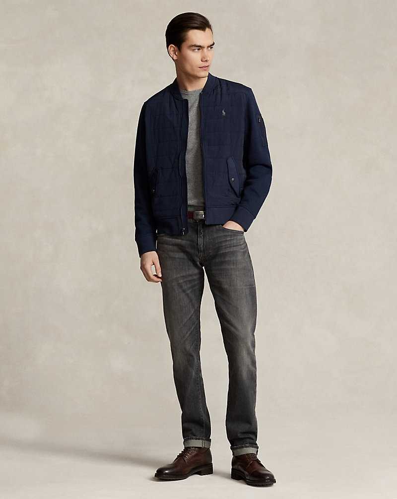 Chamarras Ralph Lauren Hybrid Bomber Hombre Azul Marino | LZNFHUS-41 - vista 3