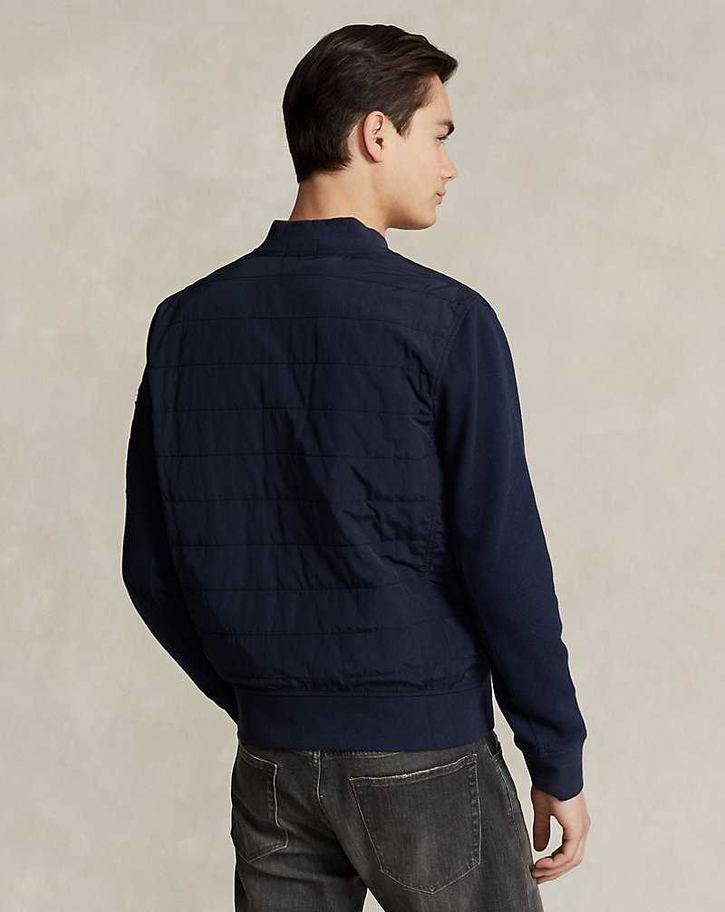 Chamarras Ralph Lauren Hybrid Bomber Hombre Azul Marino | LZNFHUS-41 - vista 4