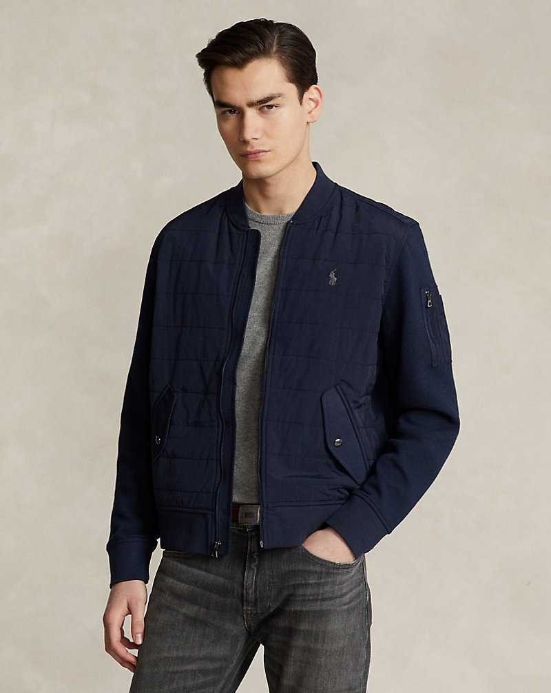 Chamarras Ralph Lauren Hybrid Bomber Hombre Azul Marino | LZNFHUS-41 - vista 1