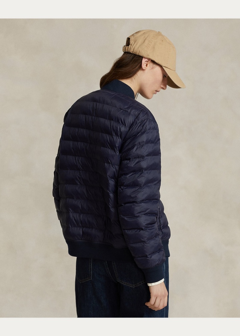 Chamarras Insulated Bomber Mujer Azul Marino | NAMC79231 - vista 6