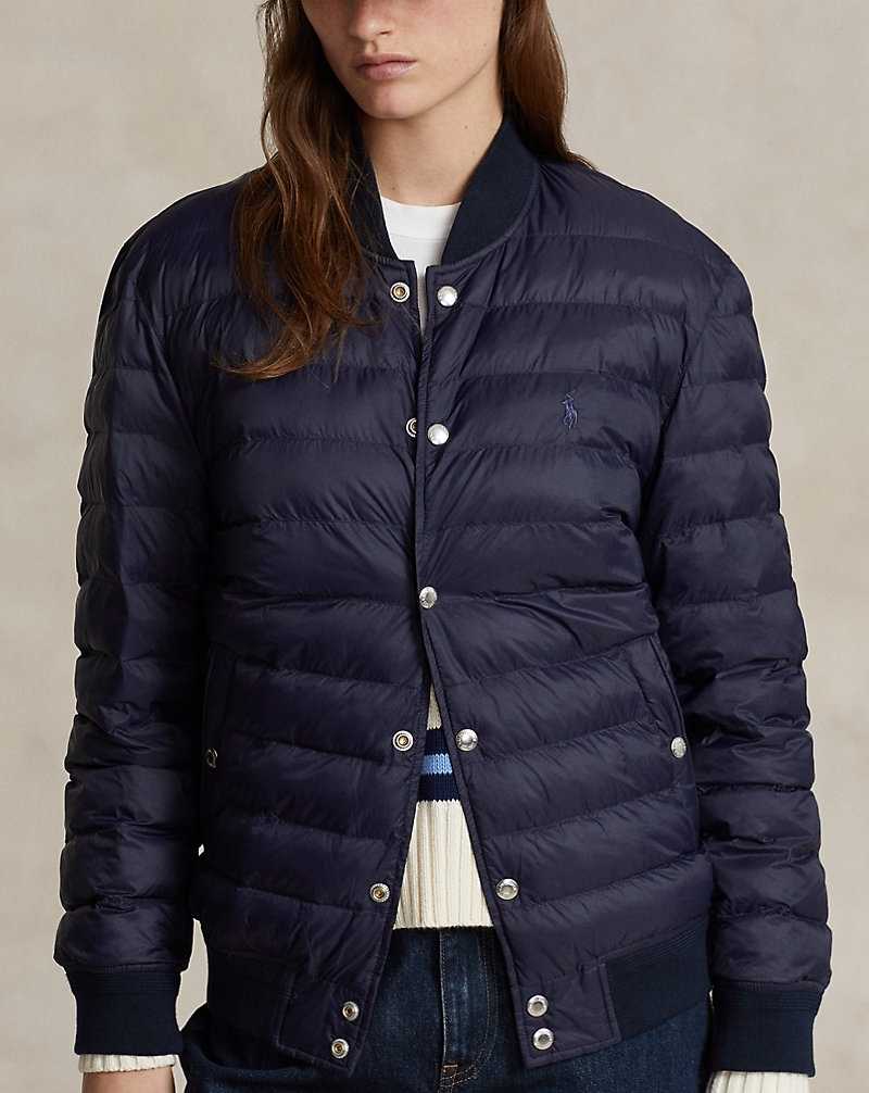 Chamarras Ralph Lauren Insulated Bomber Mujer Azul Marino | EFJTUBZ-49 - vista 5