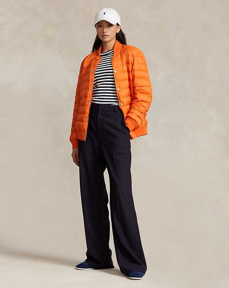 Chamarras Ralph Lauren Insulated Bomber Mujer Naranjas | NITEAPU-62 - vista 3