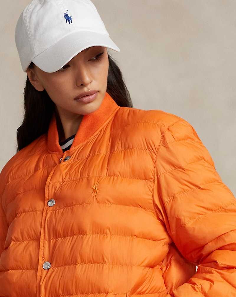 Chamarras Ralph Lauren Insulated Bomber Mujer Naranjas | NITEAPU-62 - vista 5