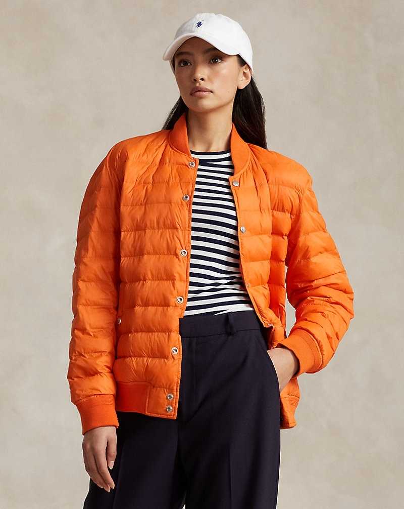 Chamarras Ralph Lauren Insulated Bomber Mujer Naranjas | NITEAPU-62 - vista 1