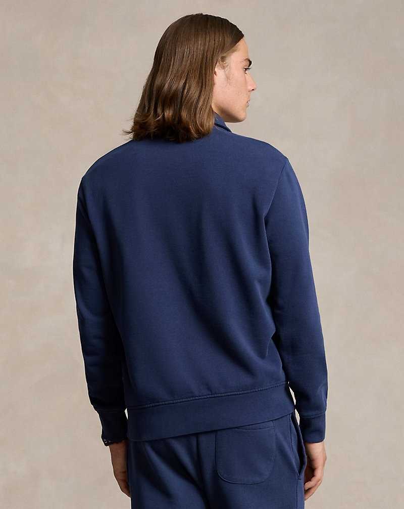 Chamarras Ralph Lauren Loopback Fleece Hombre Azul Marino | TJCXZIW-31 - vista 4