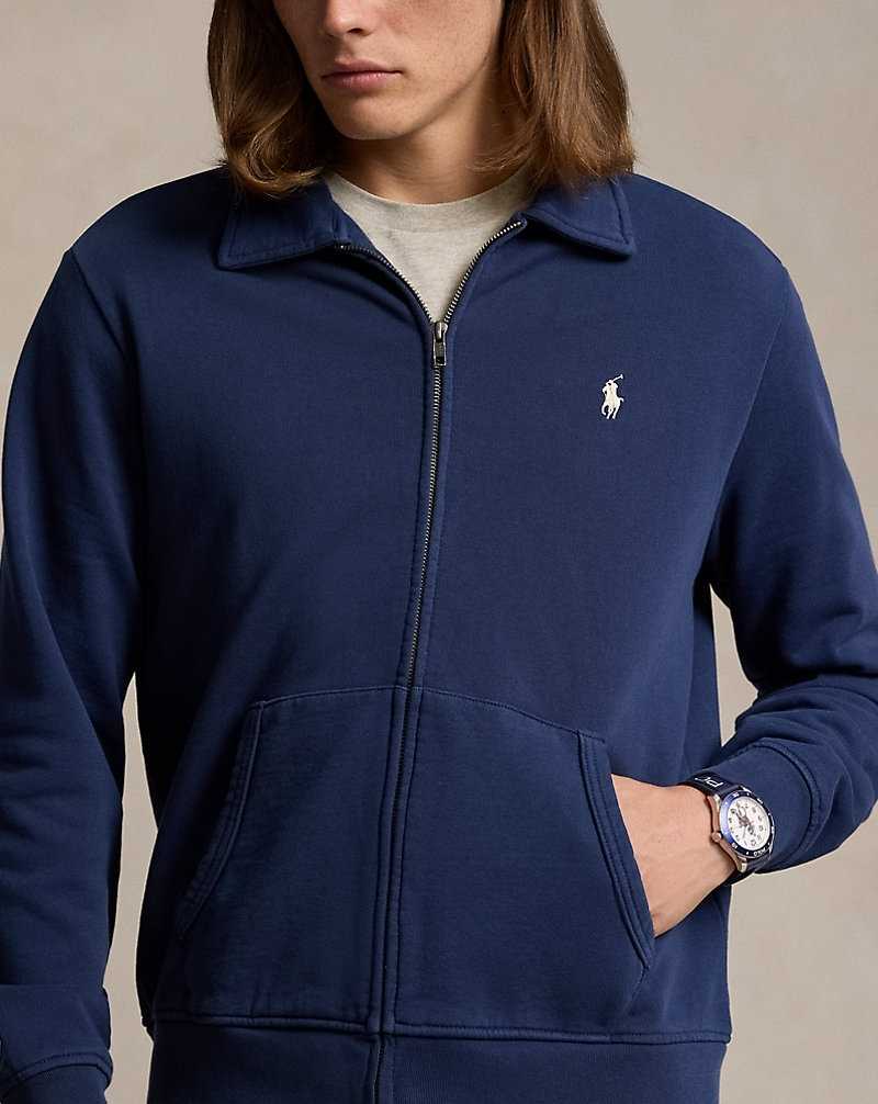 Chamarras Ralph Lauren Loopback Fleece Hombre Azul Marino | TJCXZIW-31 - vista 5