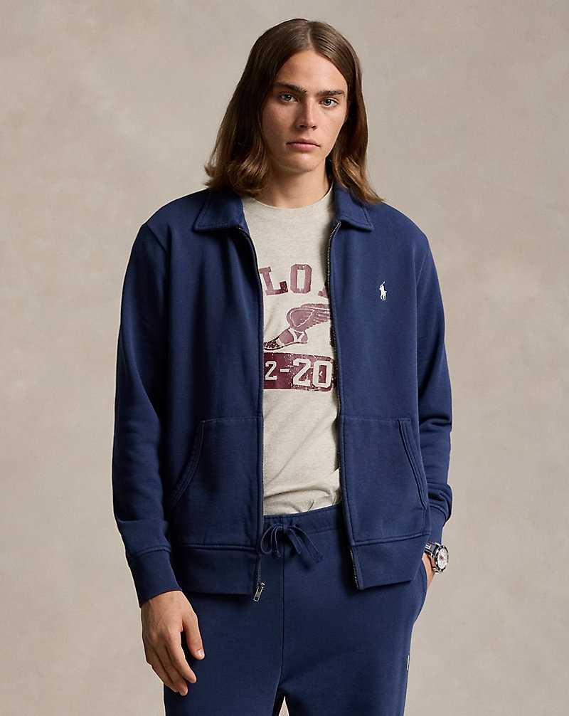 Chamarras Ralph Lauren Loopback Fleece Hombre Azul Marino | TJCXZIW-31 - vista 1