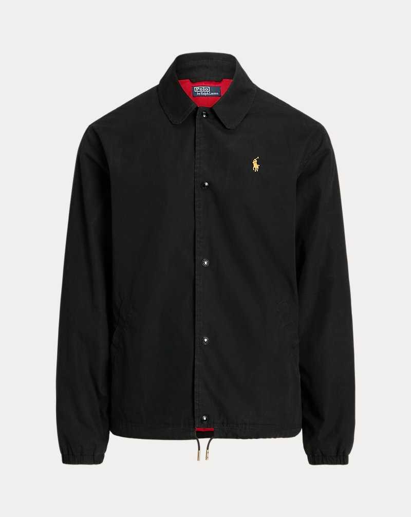 Chamarras Ralph Lauren Lunar New Year Dragon Coach's Hombre Negros | BPFDKYE-76 - vista 2